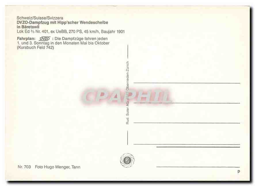 CPM DVZO Baretswill — Rückseite