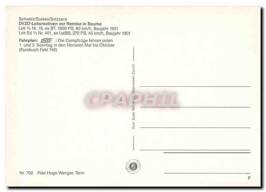 CPM DVZO Suisse — Back