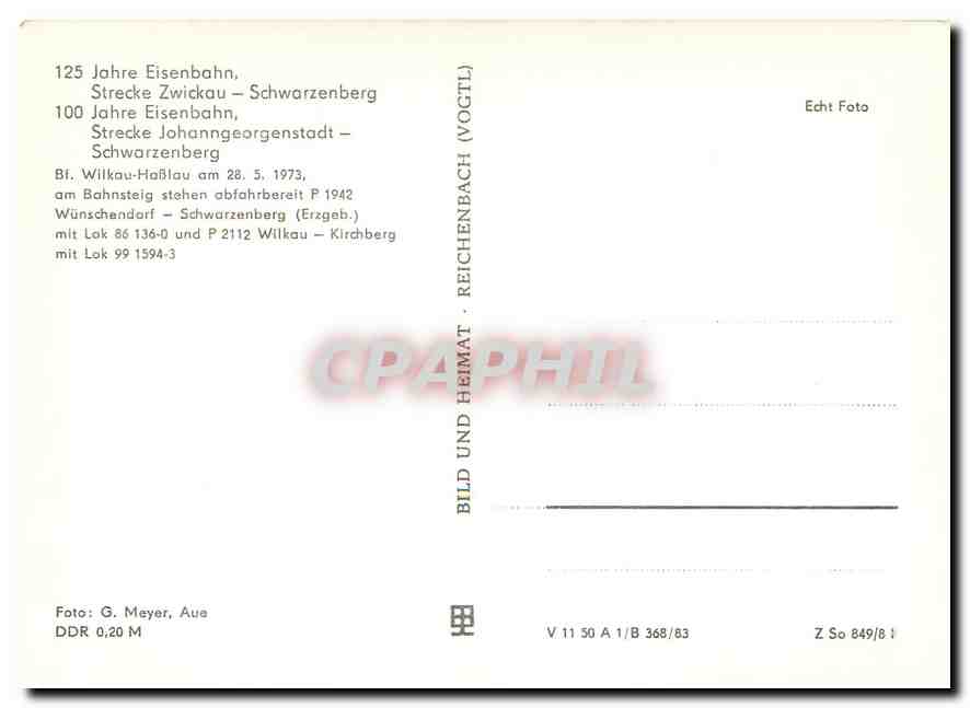 CPM Wilkau Kirchberg — Rückseite