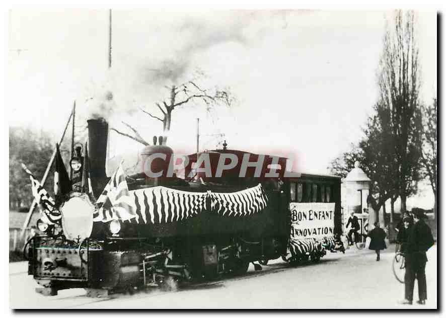 CPM Lausanne Echallens Bercher Arrivee du train special du Bon Enfant a Lausanne Noel 1925