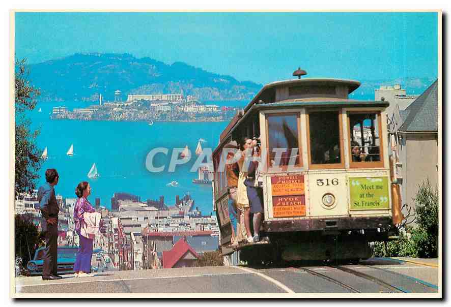 CPM Cable Car Hyde Street San Francisco 