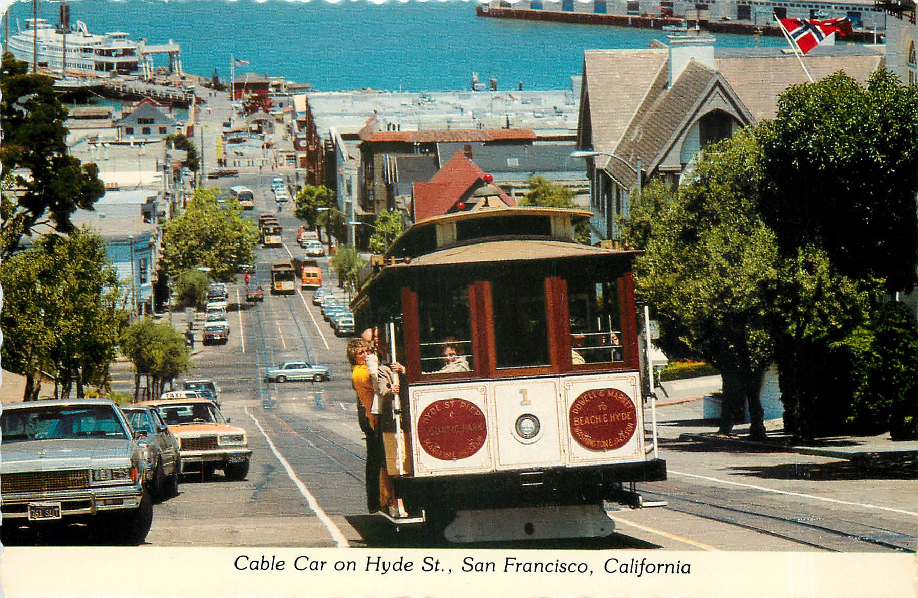 CPM Climbing Cable Car San Francisco California 