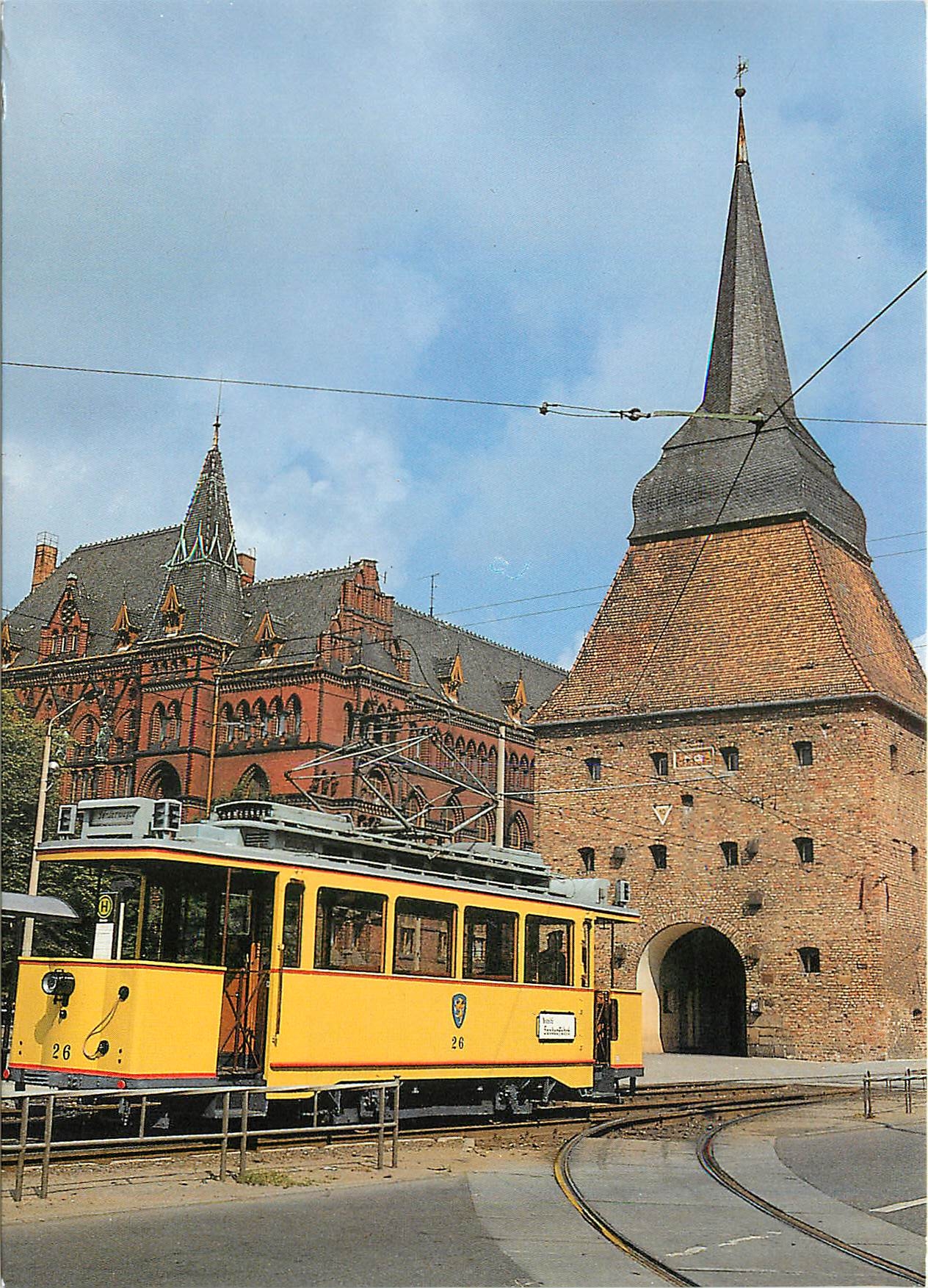 CPM Rostock Strasenbahn Triebwagen Baujahr 