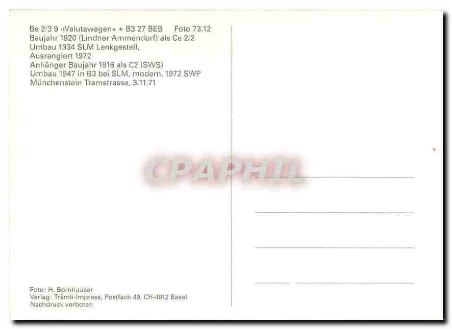 CPM Valutawagan  — Rückseite