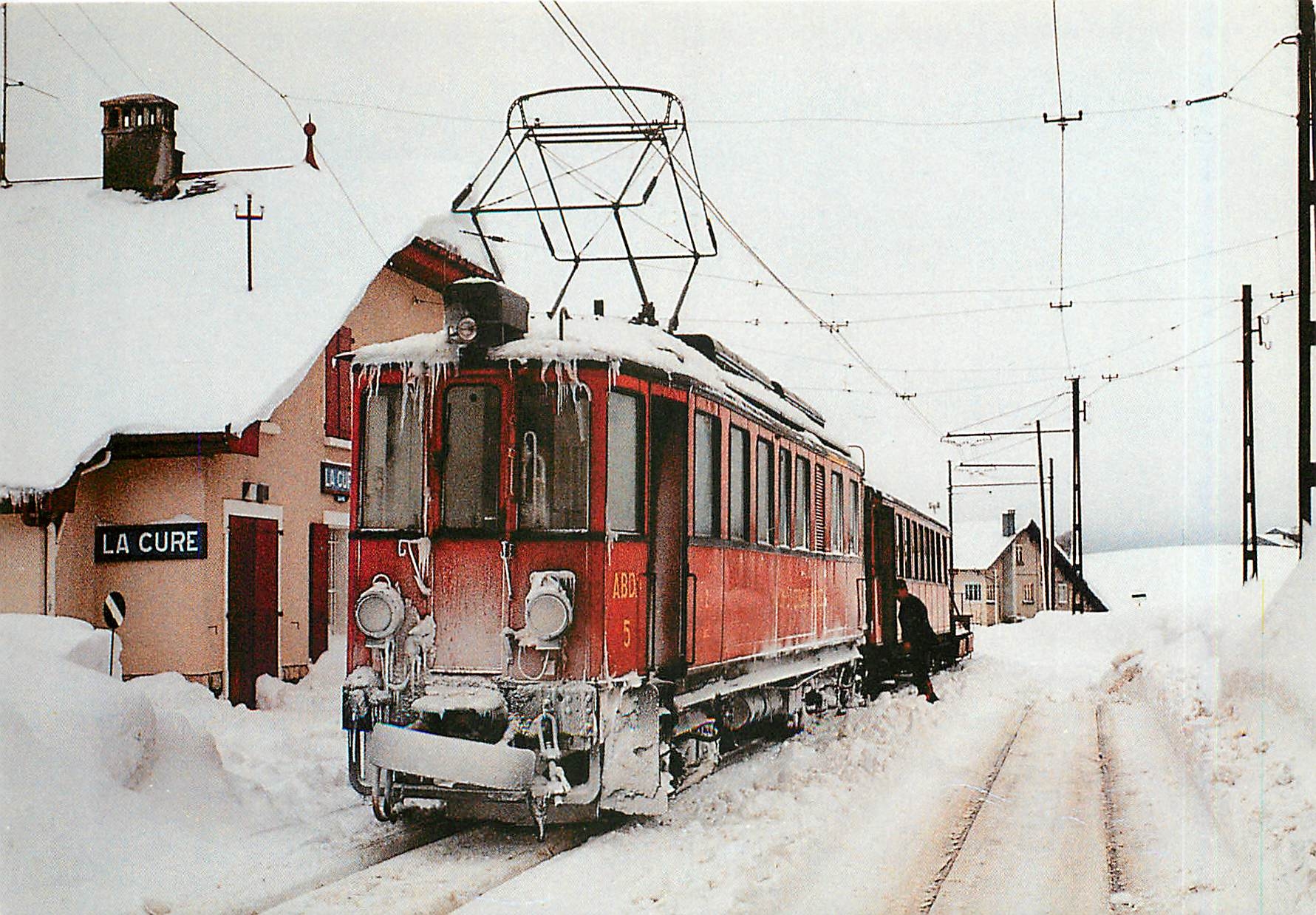 CPM Ligne Nyon St Cergue Morez Suisse Automotrice ABD Cure Suisse