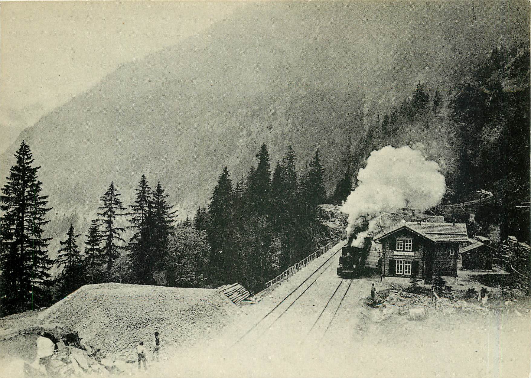 CPM Bahnhof Stuls Stugl der Albulabahn um 1903