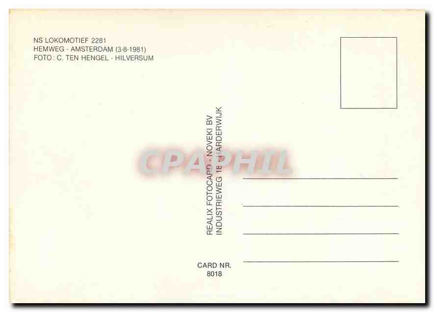 CPM NS Lokomotief 2281 — Verso