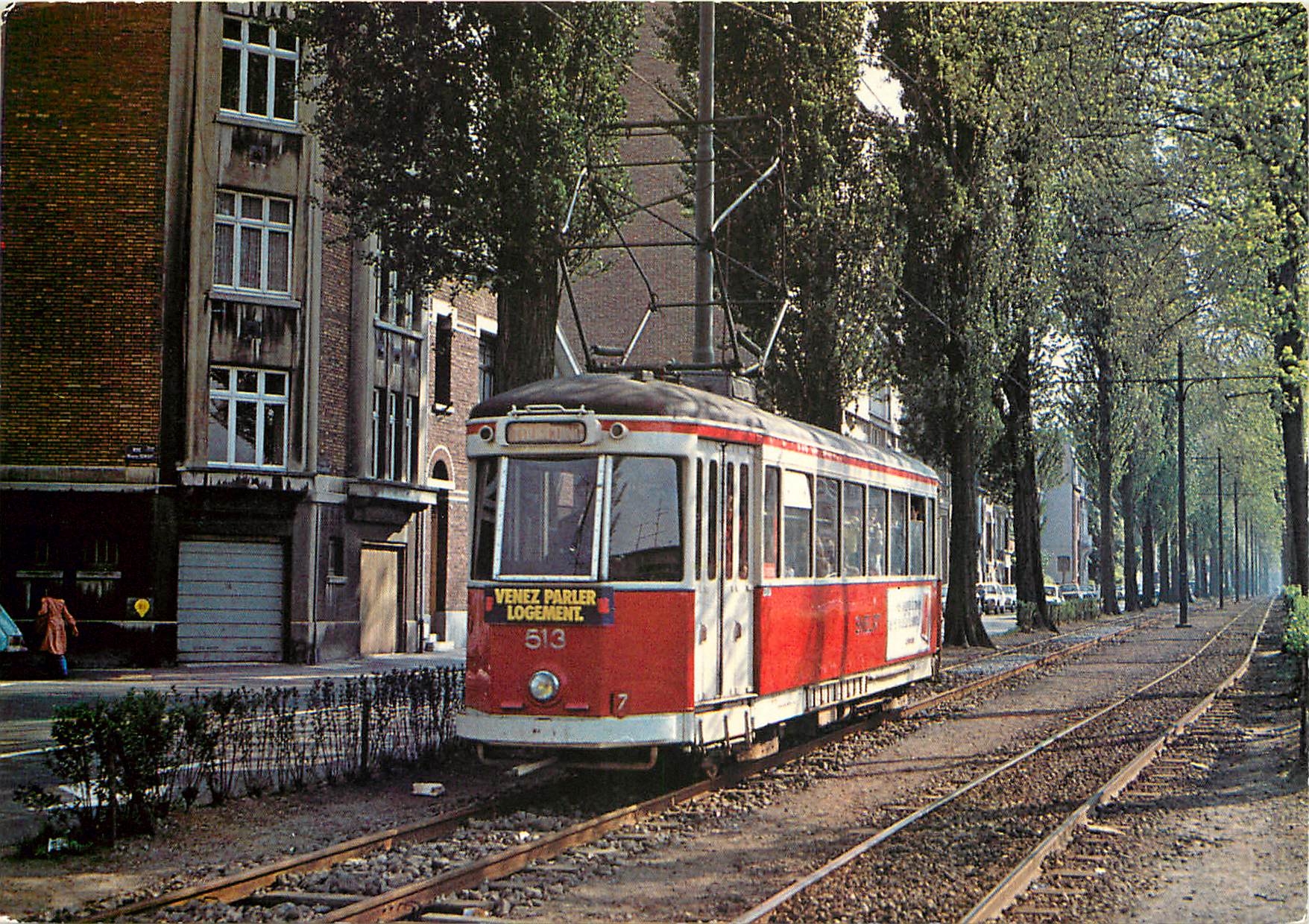 CPM SNELRT Lignes de Tramway de Lille a Roubaix et a Tourcoing dites Mongy