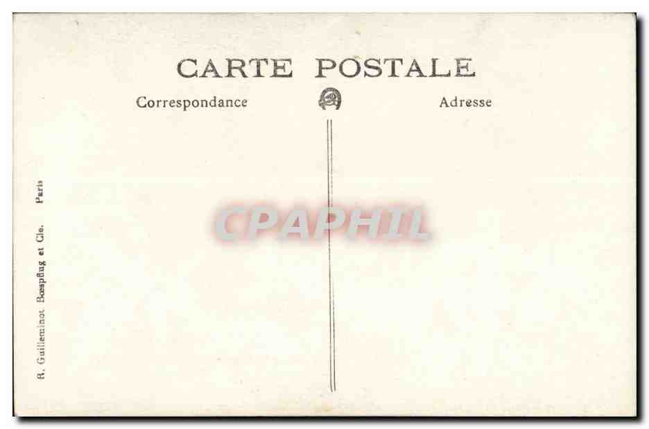 CPA Carte photo Femme et enfant — Verso