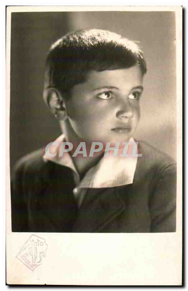 CPA Carte photo enfant 