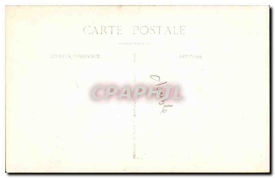 CPA Carte photo Enfants — Verso