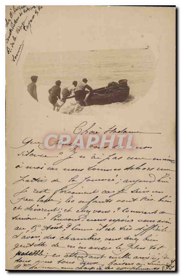 CPA Carte photo Cayeux sur Mer pecheur