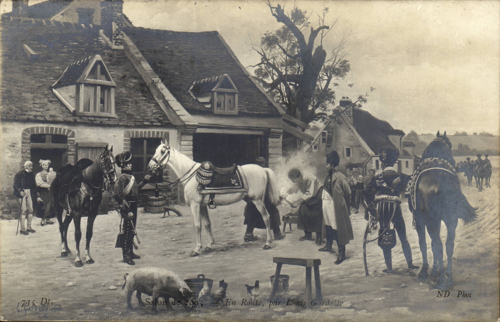 CPA Salon de 1905 En route pa Louis Gardette Napoleon