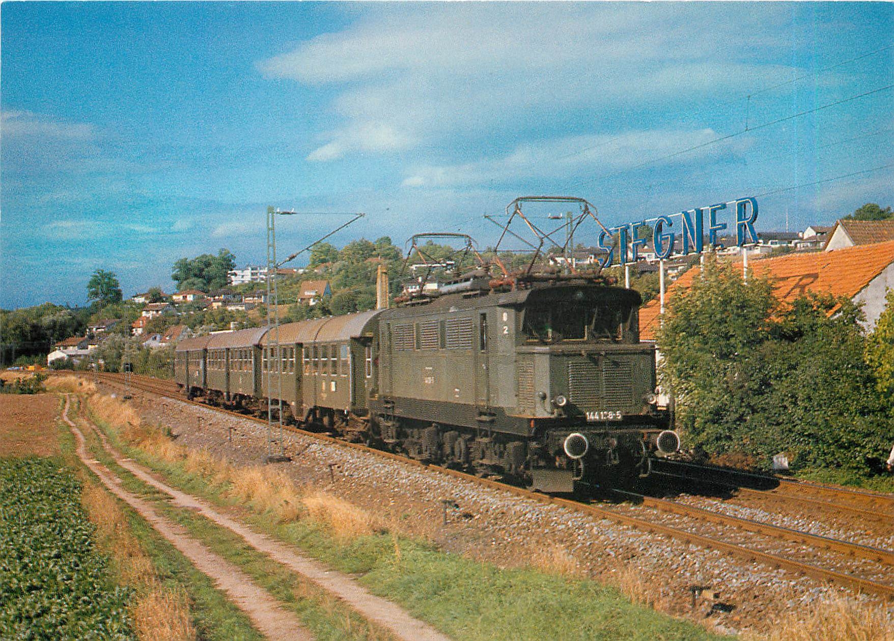 CPM CP 83 DB La BB 144 128 5 de 1932 a Credlitz ligne Lichtenfels Coburg 