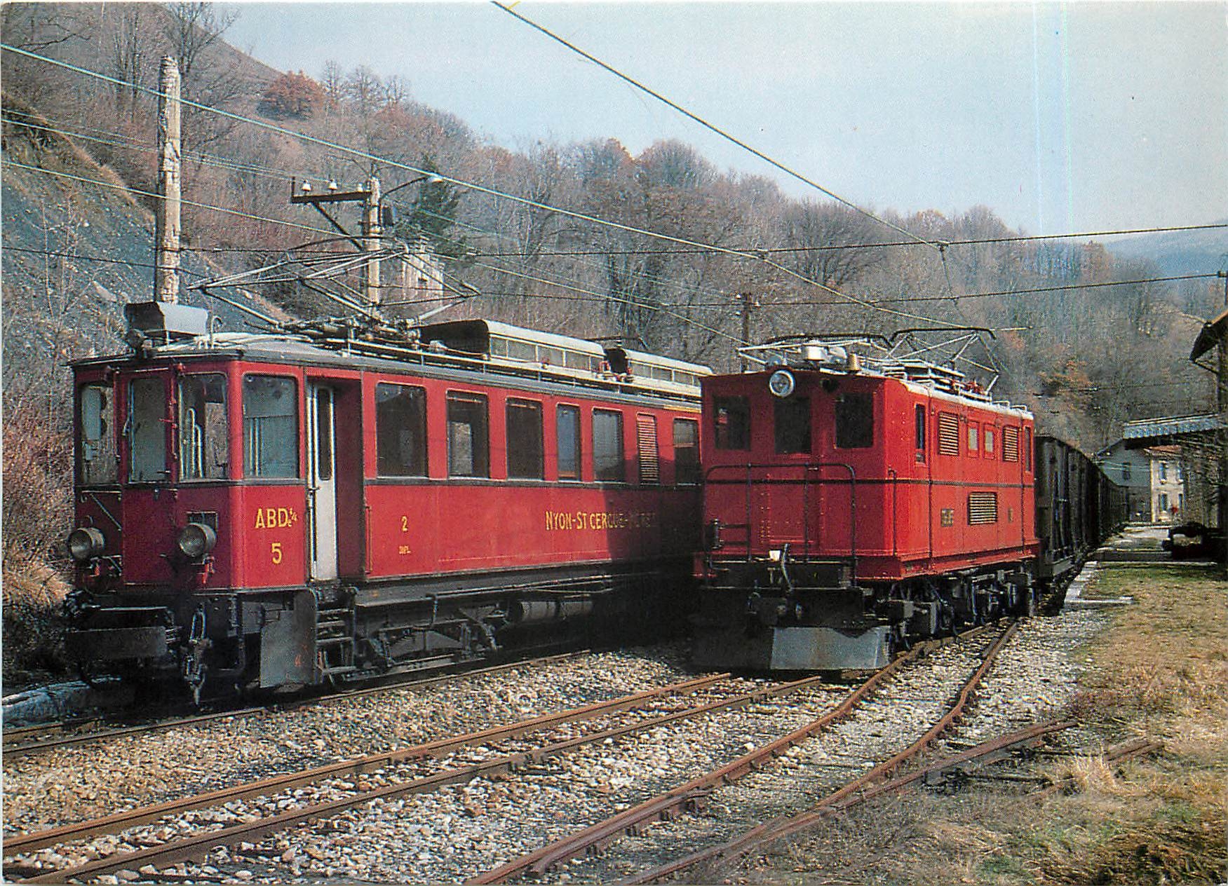 CPM Chemin de fer de la Mure Le train Grand spectacle des Alpes Francaises St Georges de Commiers La