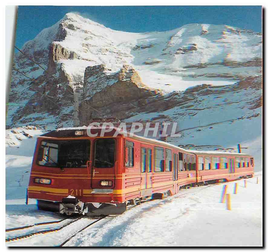 CPM Jungfraubahn Der Doppeltriebwagen Bdhe 4 8 211 am 18