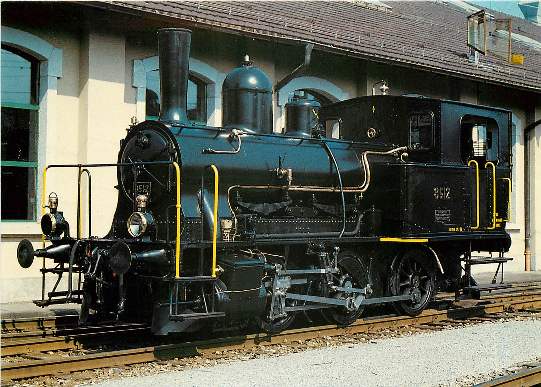 CPM Swiss Federal Railways Locomotive de manœuvre E 3 3 8512 Musee Suisse des Transports