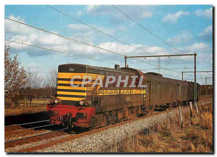 CPM NMBS SNCB Locomotive SNCB Diesel electrique de manœuvre BB Serie 70