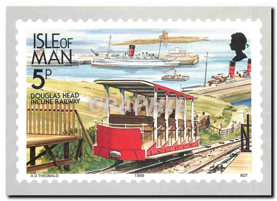 CPM Isle of Man Douglas Head Incline Railway 