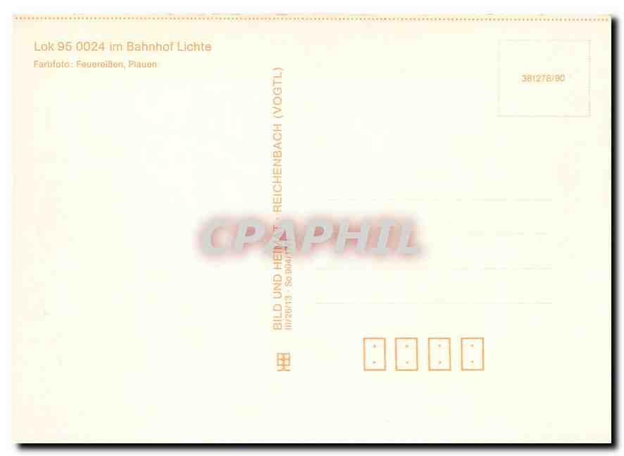 CPM Bahnhof  — Verso