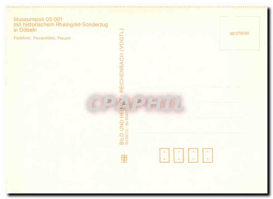 CPM Sonderzug  — Rückseite