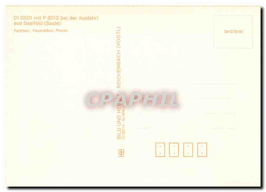 CPM Saale  — Verso