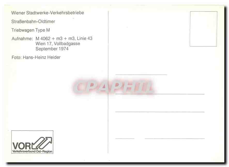 CPM Wien Type M — Rückseite