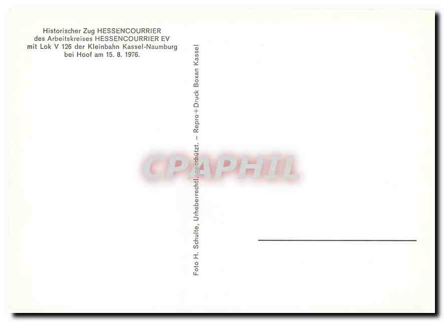CPM Hessen Courrier — Rückseite
