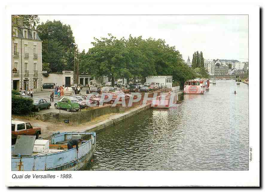 CPM Quai de Versailles 1989 Nantes