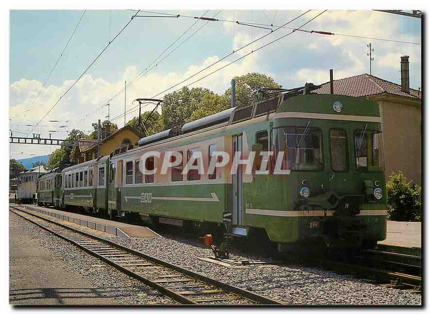 CPM Le Train BAM Biere Apples Morges