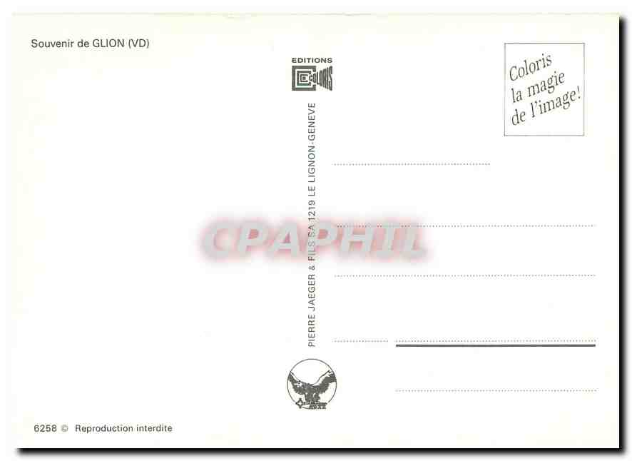 CPM Glion  — Verso