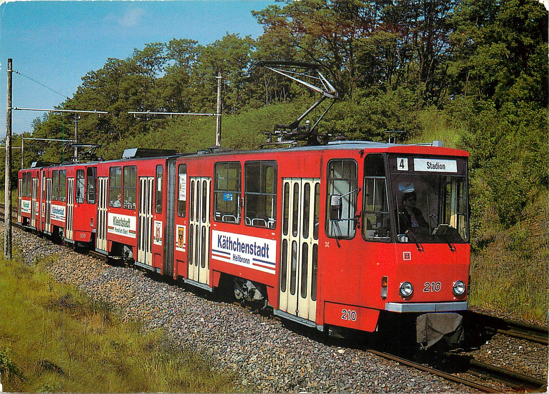 CPM Frankfurt Articulated electric tramcar 