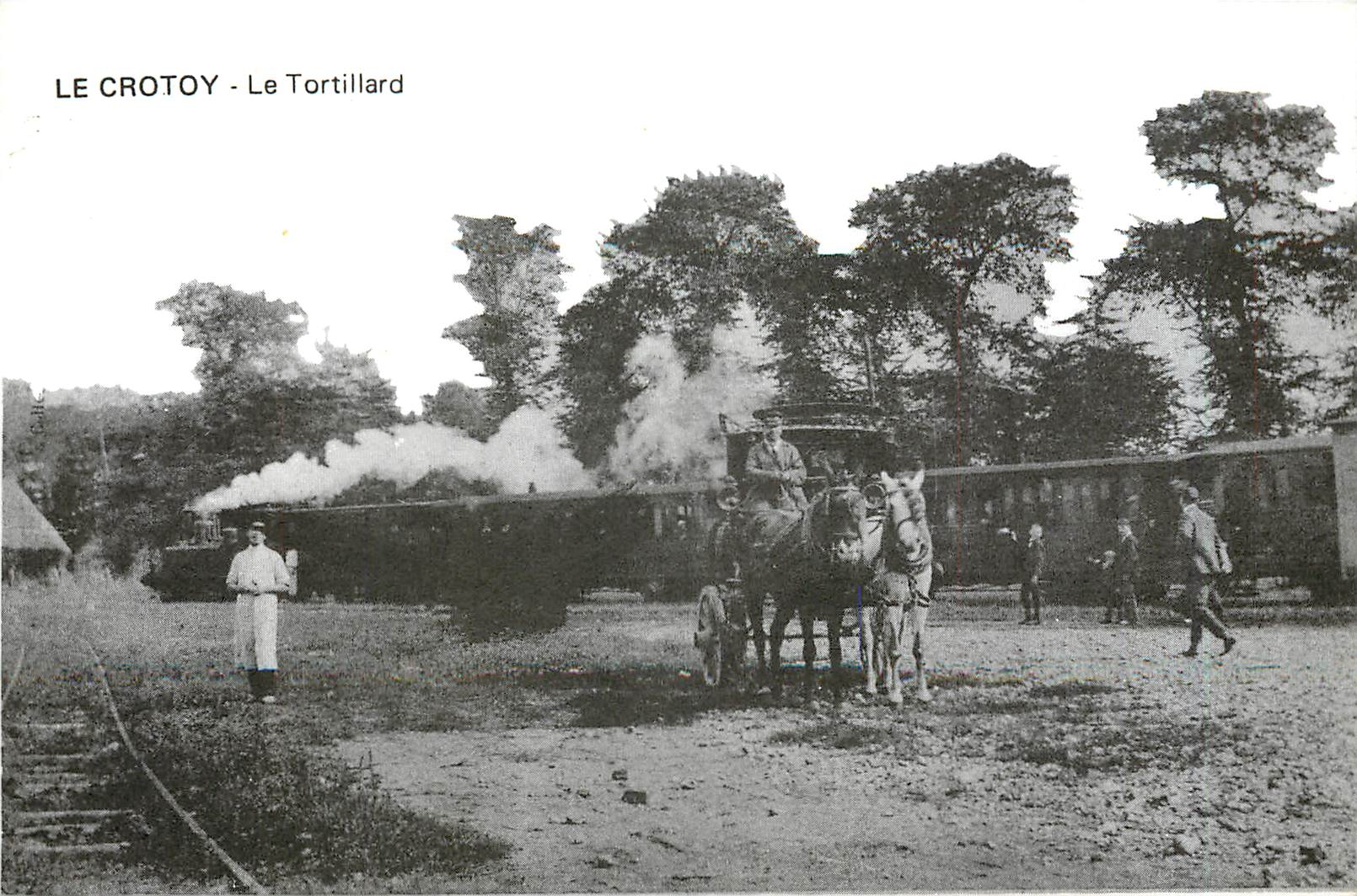 CPM Le Crotoy Le Tortillard 