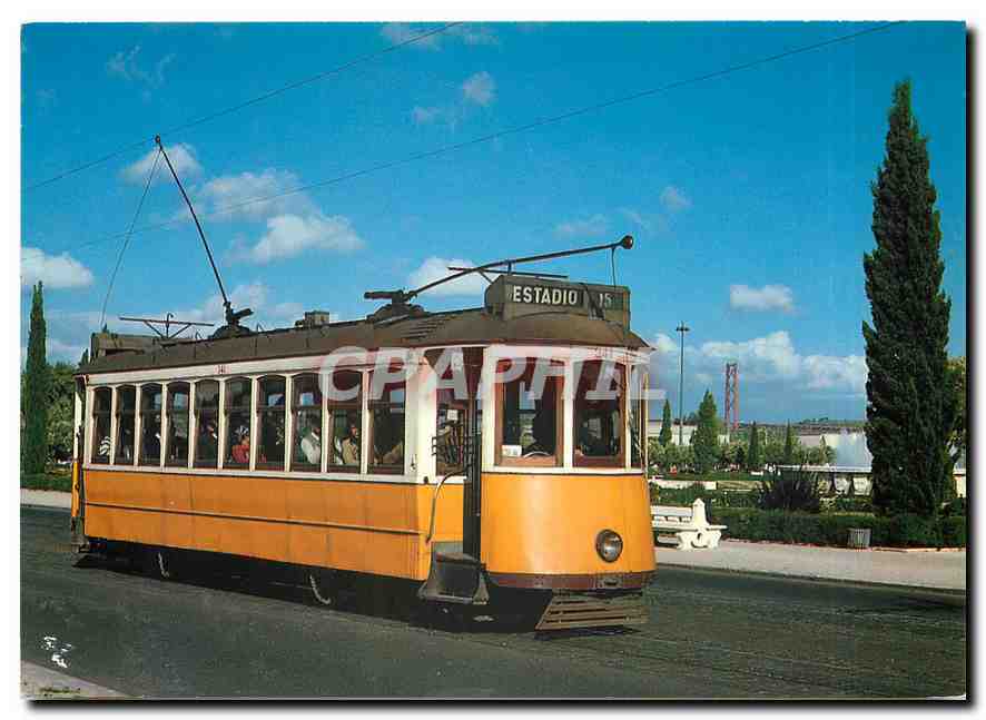 CPM Tramways of Lisbon electric tramcar 