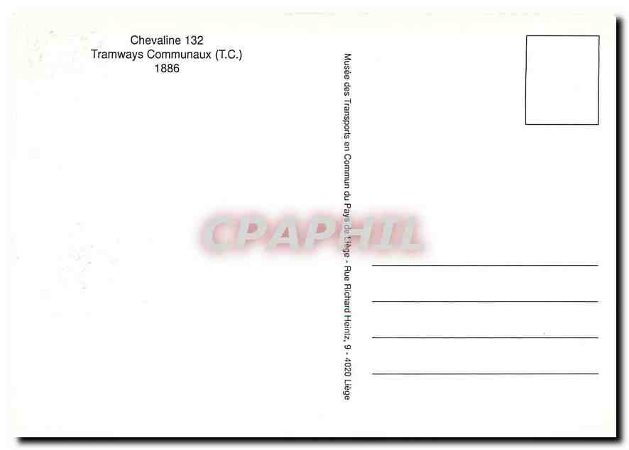 CPM Chevaline 132 Tramways communaux — Verso