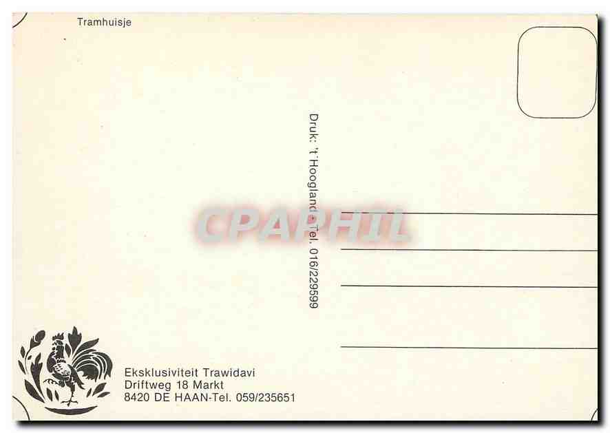 CPM Tramhuisje — Rückseite
