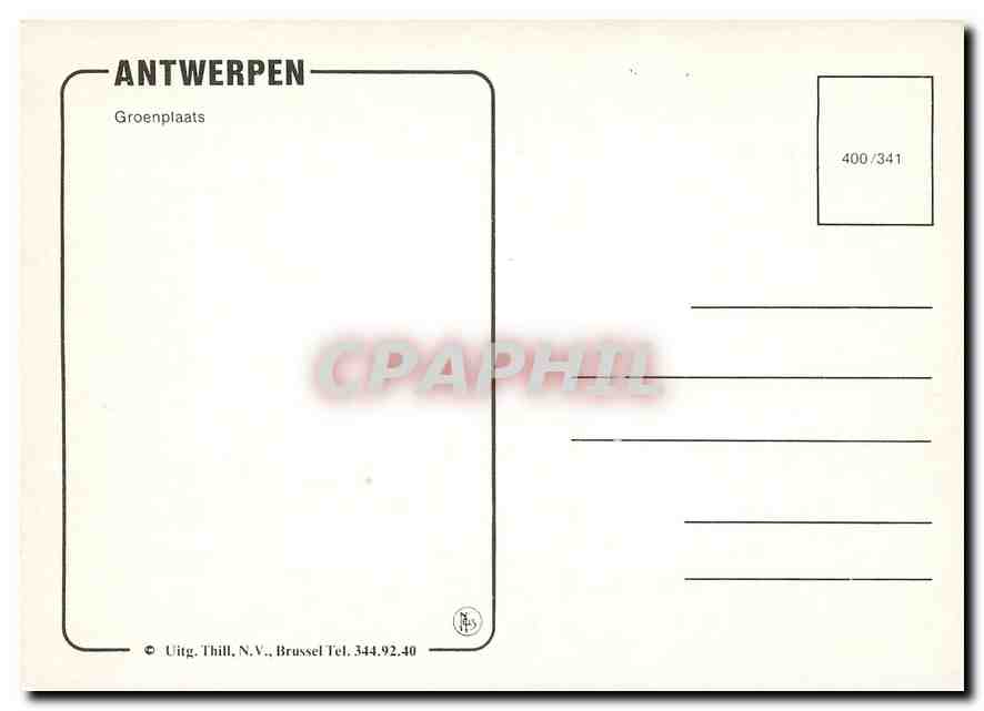 CPM Antwerpen Groenplaats — Rückseite