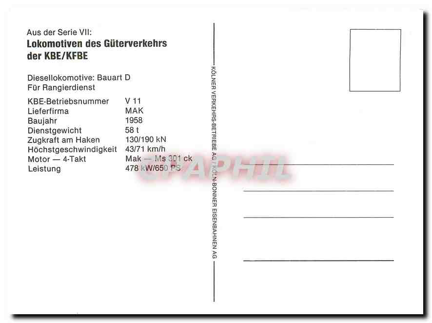 CPM KBE KFBE — Rückseite
