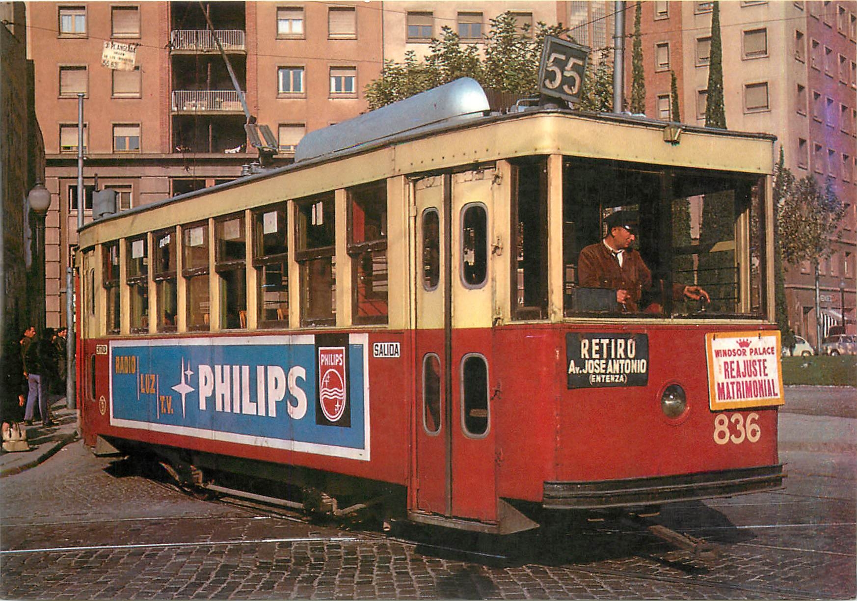 CPM Tram vies de Barcelona Philips