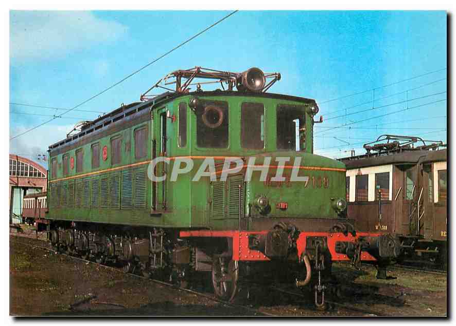 CPM Locomotiva electrica 7108 Serie 7101 7125