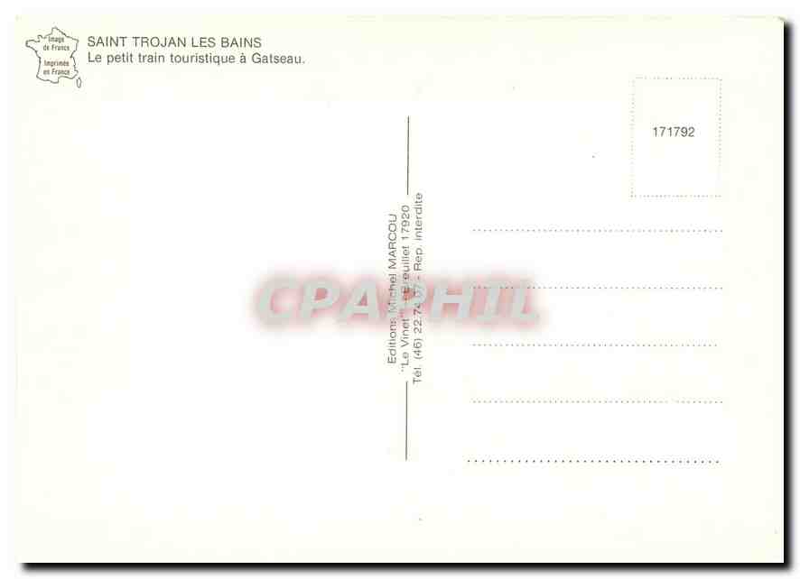 CPM Saint Trojan les Bains  — Rückseite