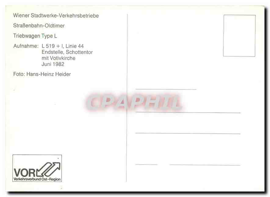 CPM Wien Type L — Rückseite