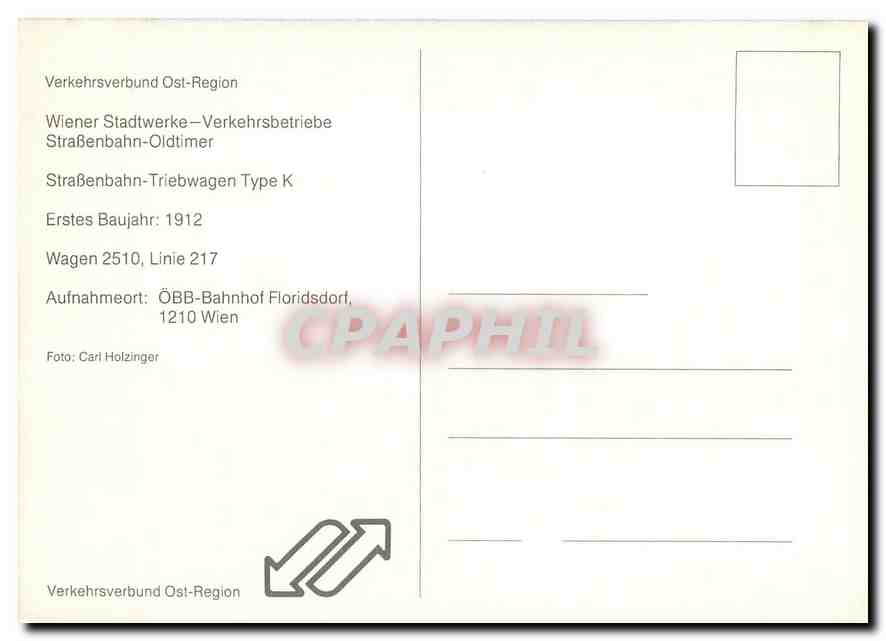 CPM Wien Type K — Back