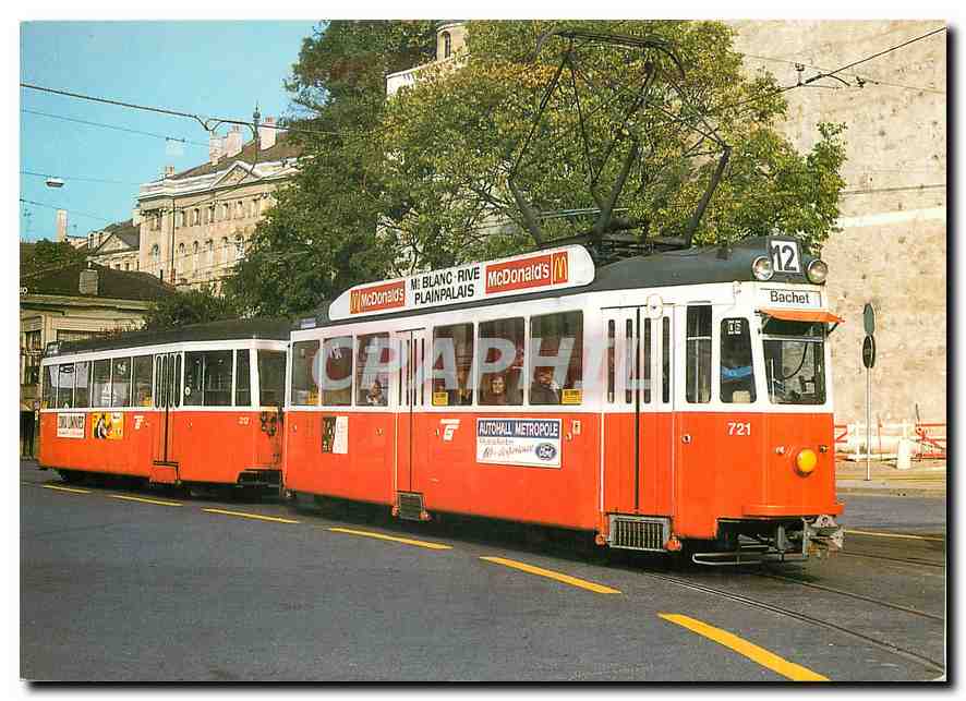 CPM Motor Coach Be 4 4 721 and trailer Geneve