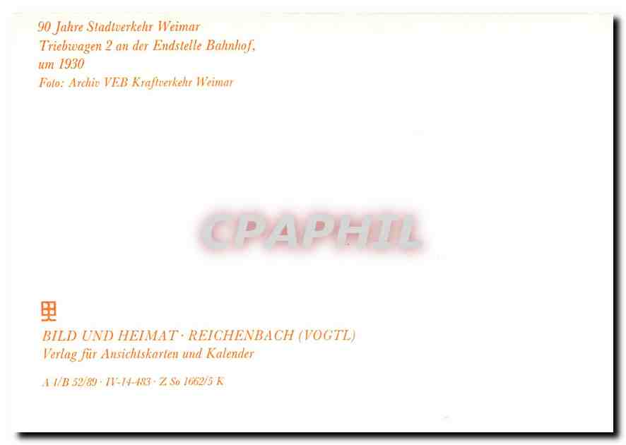CPM Weimar — Back