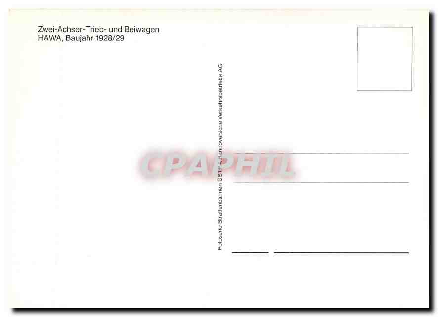CPM Zwei Achser Trieb  — Rückseite