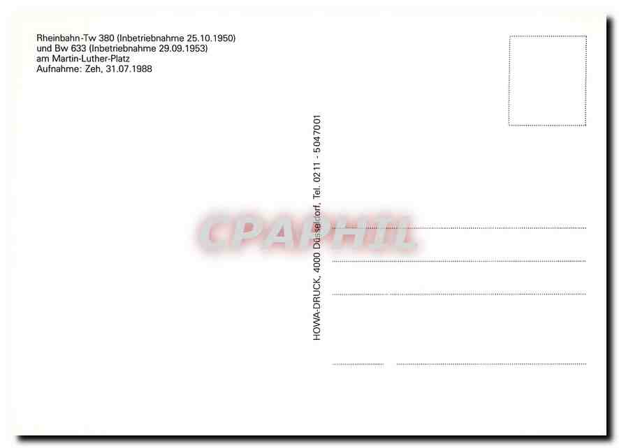 CPMRheinbahn TW 380 — Verso