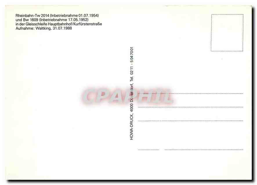 CPM Rheinbahn TW 2014 — Verso