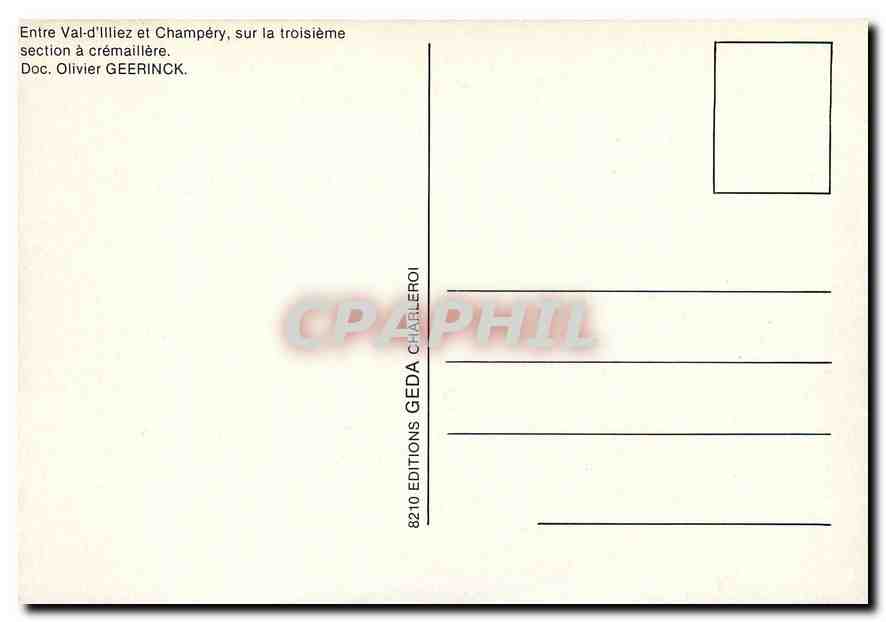 CPM Aigle Ollon Monthey Champery — Rückseite