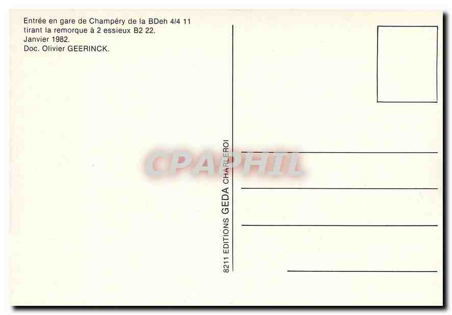 CPM Aigle Ollon Monthey Champery — Verso